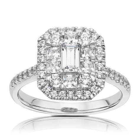 ernest jones platinum engagement ring.